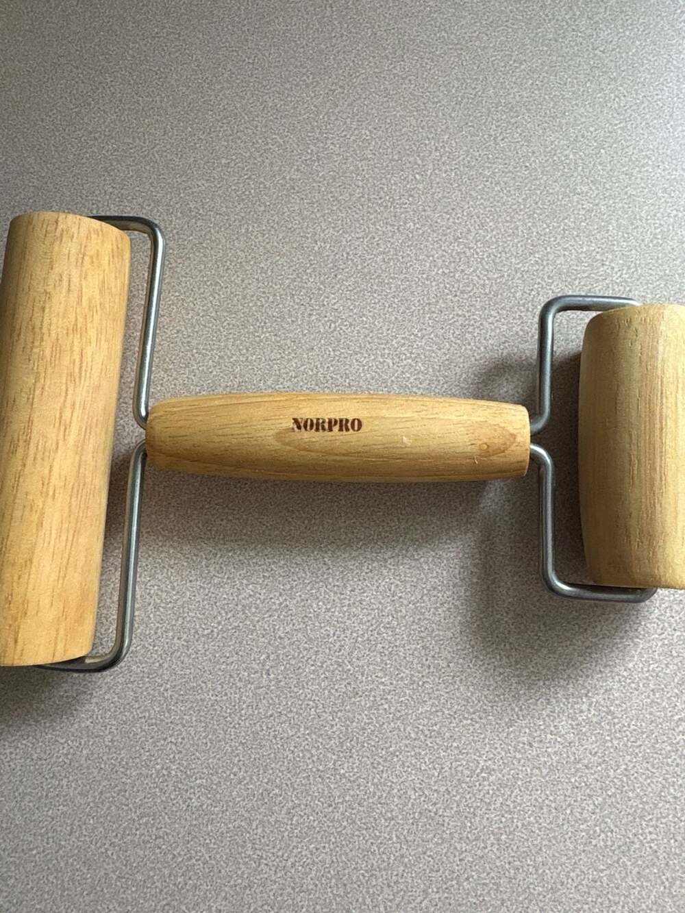 Norpro Wooden Dual Pastry Roller